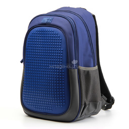 Рюкзак подростковый 4All Case Граффити Темно-синий + Пиксели