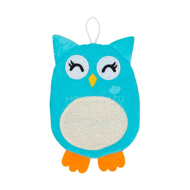 Мочалка-рукавичка Roxy-kids Baby Owl махровая 1