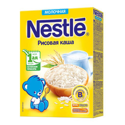 Каша Nestle молочная 220 гр Рисовая (1 ступень)
