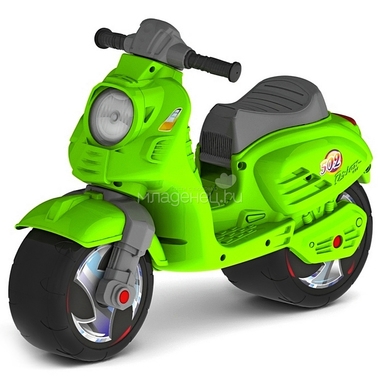 Каталка-мотоцикл ОР502 Скутер Зеленый 0