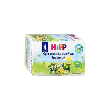 Чай детский Hipp органический 30 гр (20 пакетиков) Травяной (с 4 мес) 0