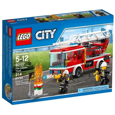 Конструктор LEGO City 60107 Пожарный автомобиль с лестницей 1