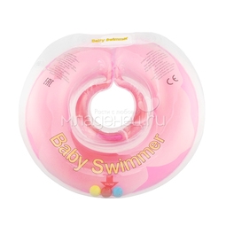 Круг на шею Baby Swimmer с 0 мес (6-36 кг) Розовый