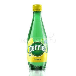 Вода Perrier Перье Газированная лимон 0,5 (пластик)