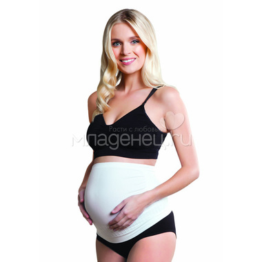 Бандаж бесшовный для беременных Carriwell (Корсет) Белый XL 0