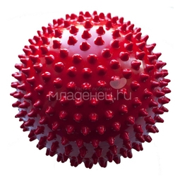 Мяч ежик МалышОК 6,5 см (в подарочной упаковке) Красный