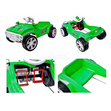 Машина педальная RT Race Maxi ОР792 Formula 1 Зеленая 2