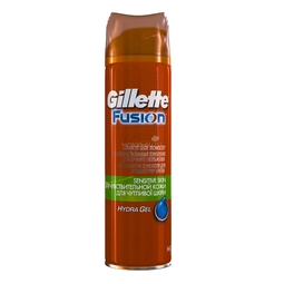 Гель для бритья Gillette Fusion 200 мл Sensitive Skin для чувствительной кожи