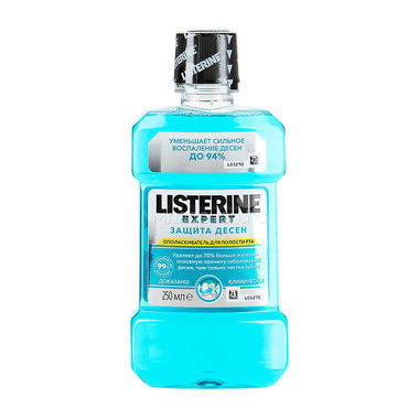 Ополаскиватель для полости рта Listerine Expert Защита десен 250 мл 0