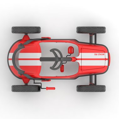 Педальная машинка-картинг Chillafish Monzi-RS Красный 2