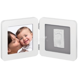 Рамочка Baby Art PRINT Frame двойная Белая с серым
