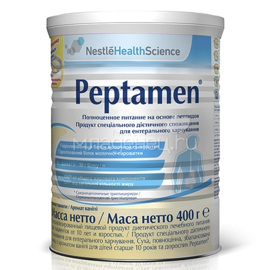Смесь Nestle Peptamen 400 гр С ароматом ванили (с 10 лет) 0
