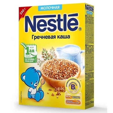 Каша Nestle молочная 250 гр Гречневая (1 ступень) 2