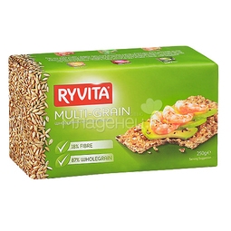 Хлебцы RYVITA 250 гр Многозерновые из цельного зерна &quot;Multi-Grain&quot; 12 шт
