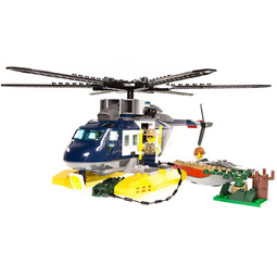 Конструктор LEGO City 60067 Погоня на полицейском вертолете