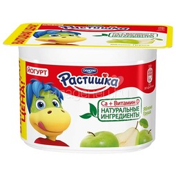 Йогурт Растишка 110 гр Яблоко груша (с 3 лет)