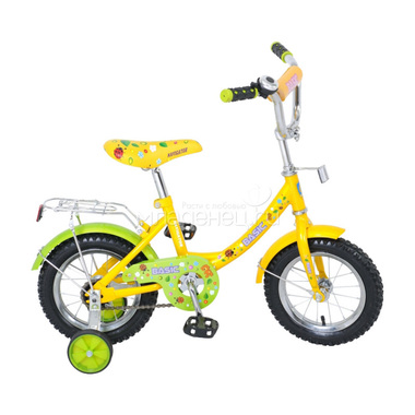 Велосипед 12" Navigator Basic Зеленый/Желтый 0