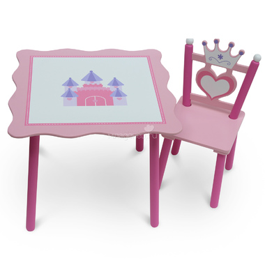 Комплект из стола и стула Luu-Luu Princess 0