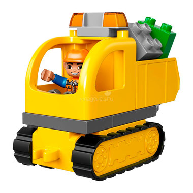 Конструктор LEGO Duplo 10812 Грузовик и гусеничный экскаватор 4