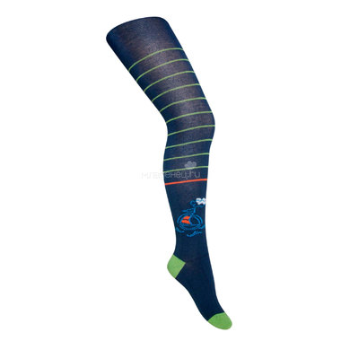 Колготки Para Socks с рисунком K1D37 р 98-104 синий 0