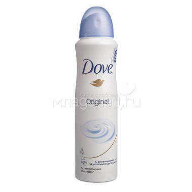 Дезодорант антиперспирант Dove аэрозоль оригинал 150 мл 0