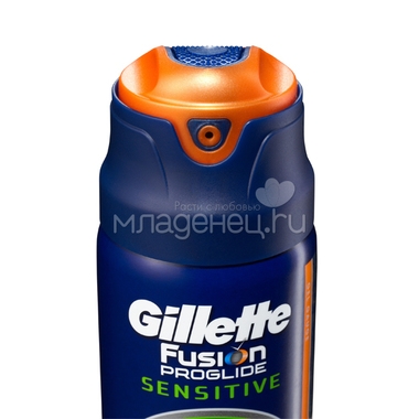 Гель для бритья Gillette Fusion ProGlide 170 мл Ocean breeze для чувствительной кожи 1