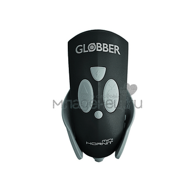 Звонок-фонарик Globber Mini Hornit для самокатов Black 0