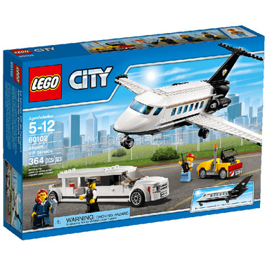 Конструктор LEGO City 60102 Служба аэропорта для VIP-клиентов 0