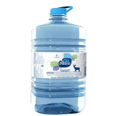 Вода финская родниковая Valio 5,1 л (с 3 лет) пластик 0