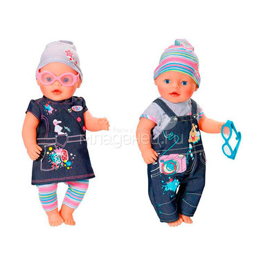 Одежда для кукол Zapf Creation Baby Born Джинсовая в ассортименте 2