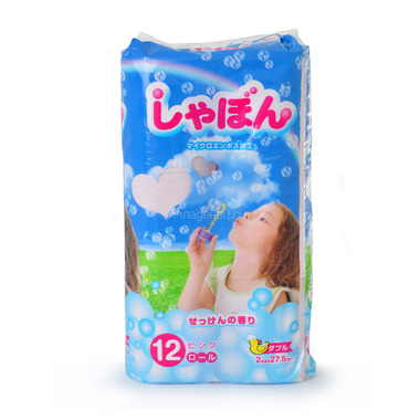 Туалетная бумага Fujieda Seishi аромат мыла (27,5 м) 12 шт 0
