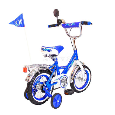 Велосипед двухколесный RT BA Дельфин 12" KG1205 Синий 2
