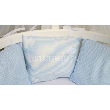 Комплект постельного белья ByTwinz для круглой кроватки Бриз 3