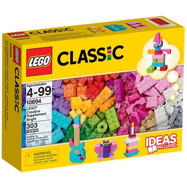 Конструктор LEGO Classic 10694 Дополнение к набору для творчества – пастельные цвета 0