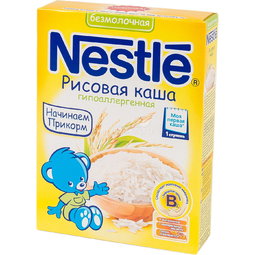 Каша Nestle безмолочная 200 гр Рисовая низкоаллергенная (1 ступень)