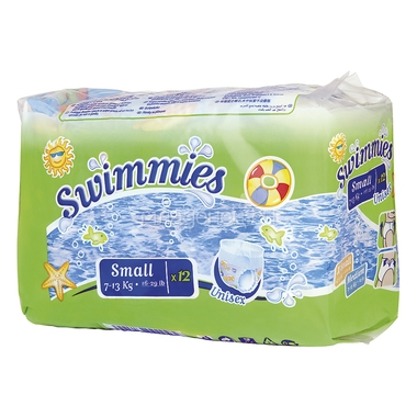 Трусики Swimmies для плавания Small 7-13 кг (12 шт) 0