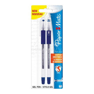 Ручка гелевая Paper Mate 300, синяя, 0,7мм, 2 штуки 0