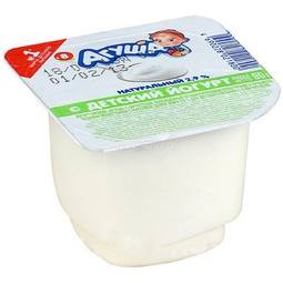 Йогурт Агуша 90 мл Натуральный (с 8 мес)