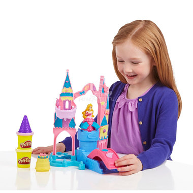 Игровой набор Play-Doh Чудесный замок Авроры 5
