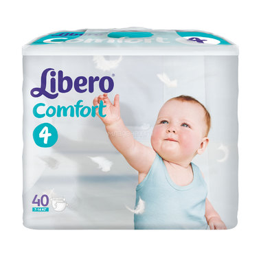 Подгузники Libero Comfort Size 4 (7-14кг) 40 шт. 0