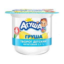 Творог Агуша 100 гр Груша 3,9% (с 6 мес)