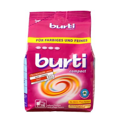 Стиральный порошок Burti 900 гр для цветного и тонкого белья 0