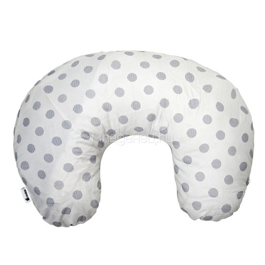 Подушка Candide для кормления Comfort + сумочка 42х57 см, цвет: Белый в серый горошек 0