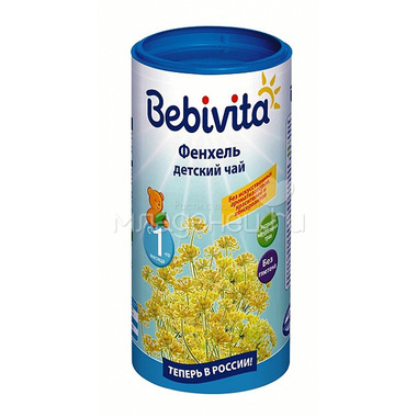 Чай детский Bebivita быстрорастворимый 200 гр Фенхель (с 4 мес) 0