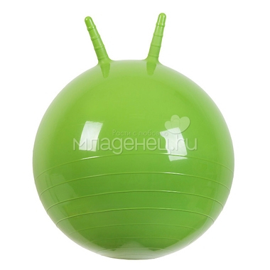 Мяч Прыгун МалышОк с рожками 50см Зеленый 0