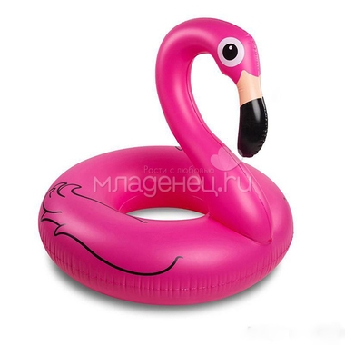 Круг Swim Ring для плавания Розовый Фламинго 120 см 0