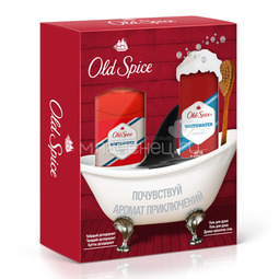 Подарочный набор Оld Spice Твердый дезодорант WhiteWater 50 мл + Гель для душа WhiteWater 250 мл