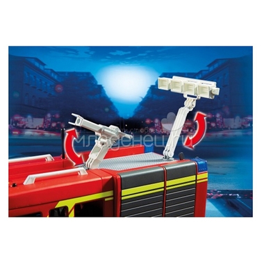 Игровой набор Playmobil Пожарная машина со светом и звуком 5