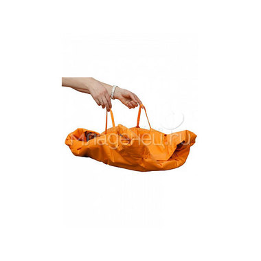 Коврик Чудо-Чадо переносной/сумка Оранжевый/Клетка 7