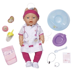 Кукла Zapf Creation Baby Born 43 см Интерактивная Доктор